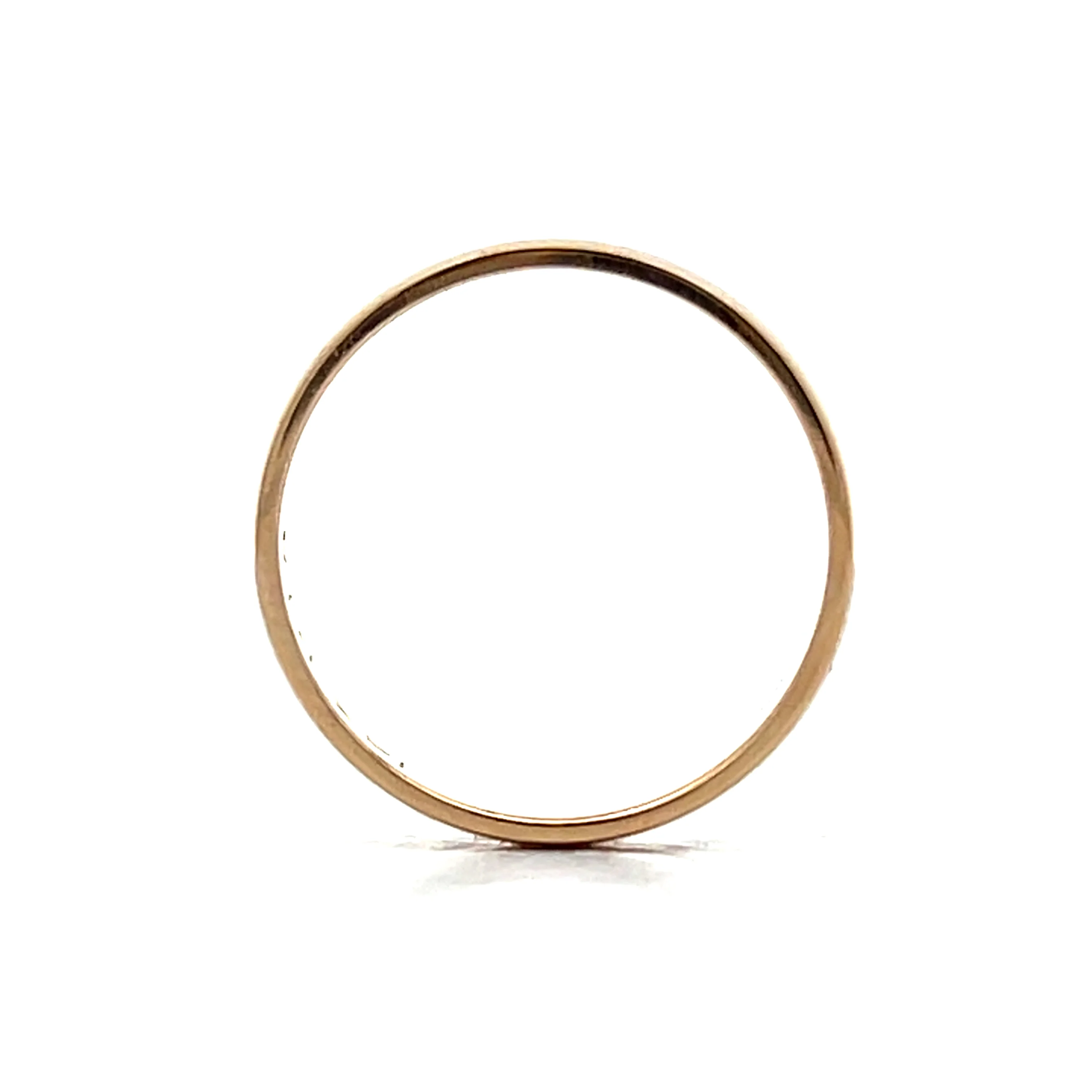 Vintage Mid-Century Euro Style Band in 14k - Image 4