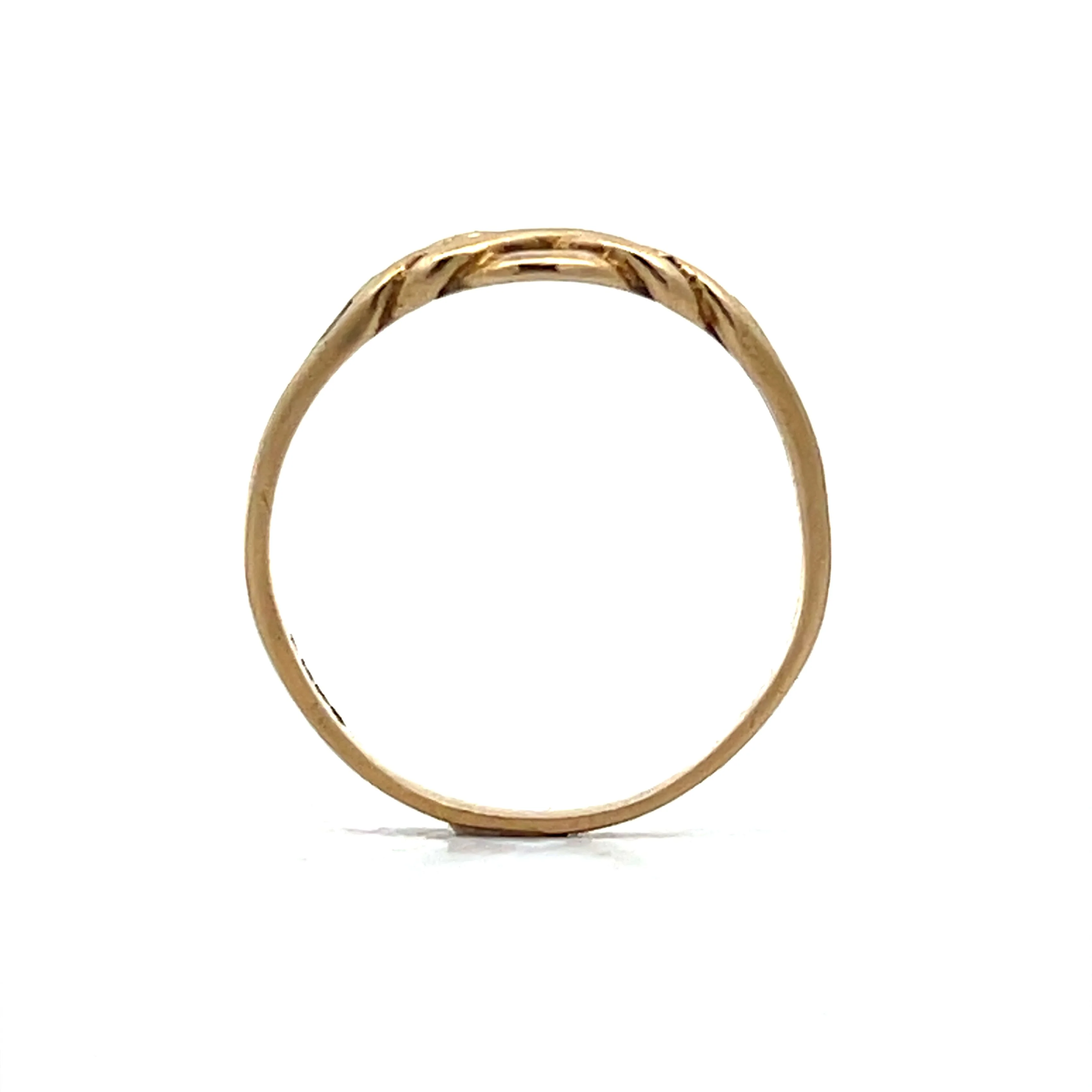 Vintage Mid-Century Knot Ring in 14k Yellow Gold - Image 4