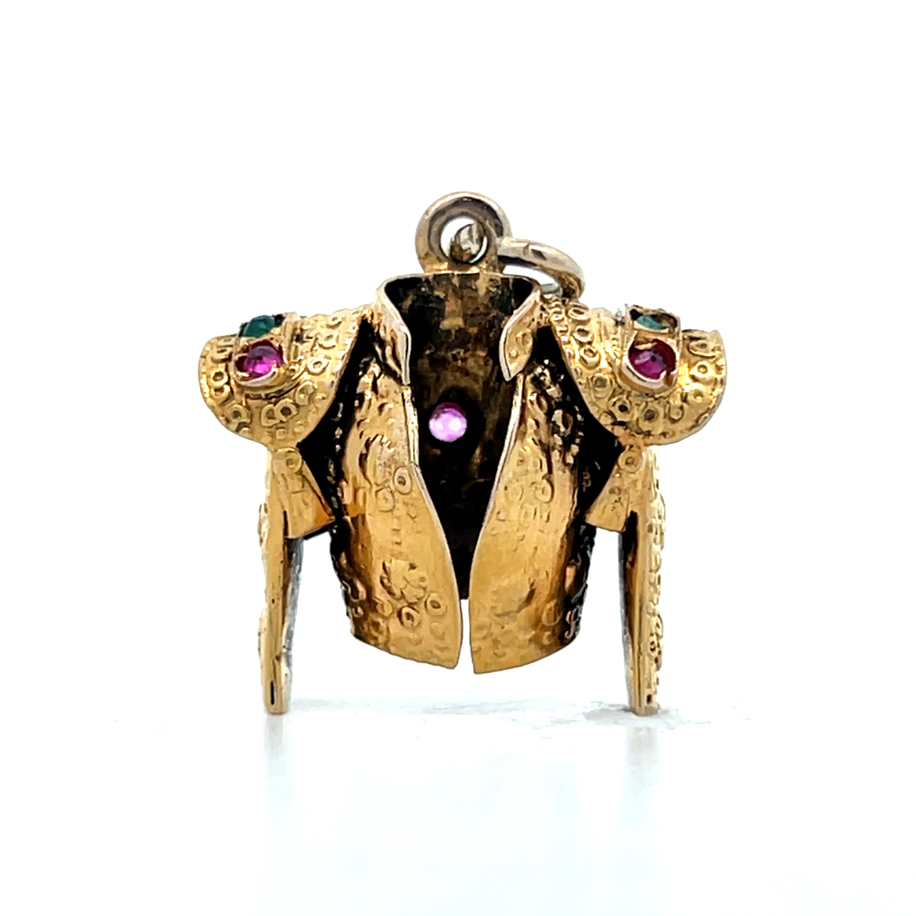 Vintage Mid-Century Matador Jacket Charm 14k - Image 2