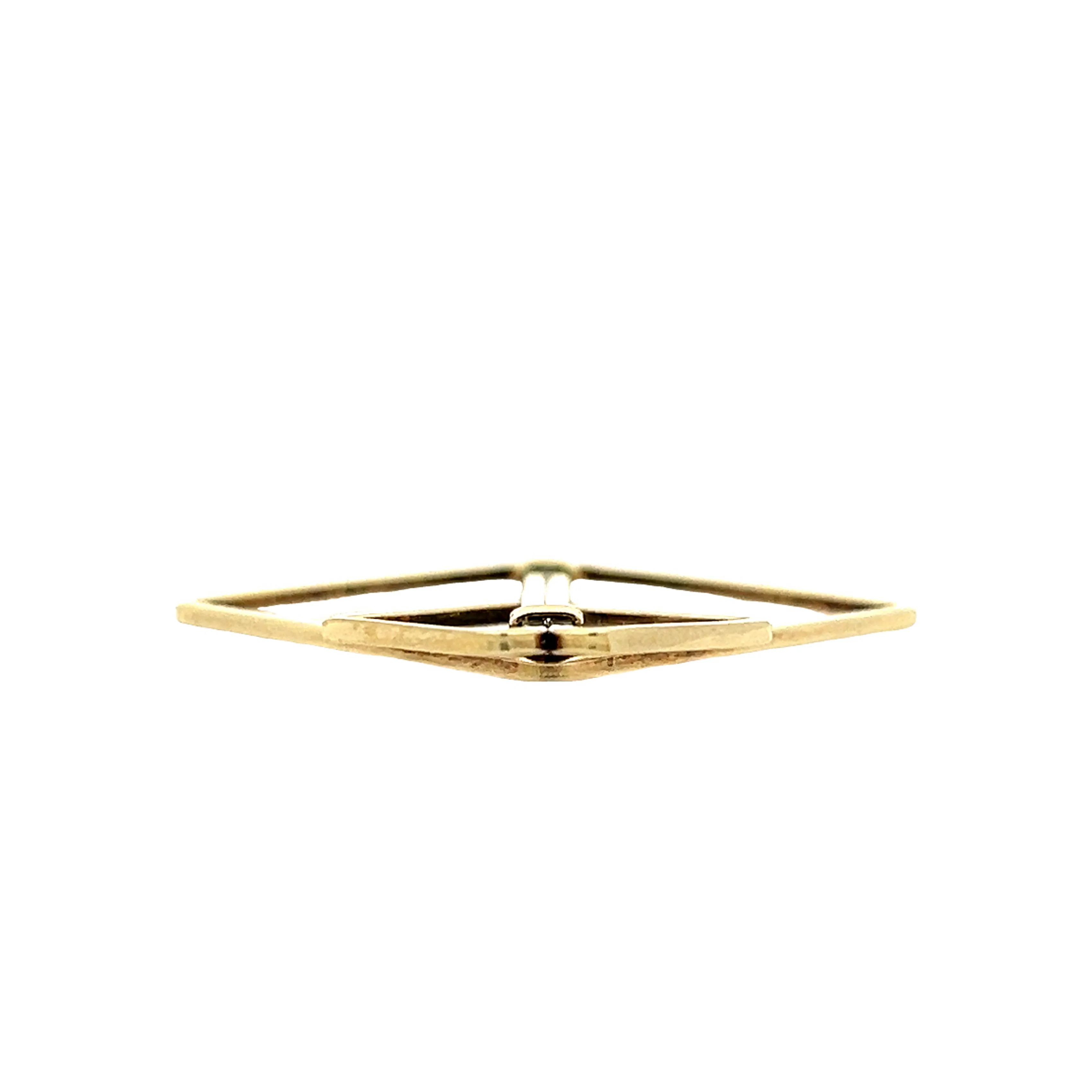 Vintage Mid-Century Money Clip in 14k Yellow Gold - Image 2