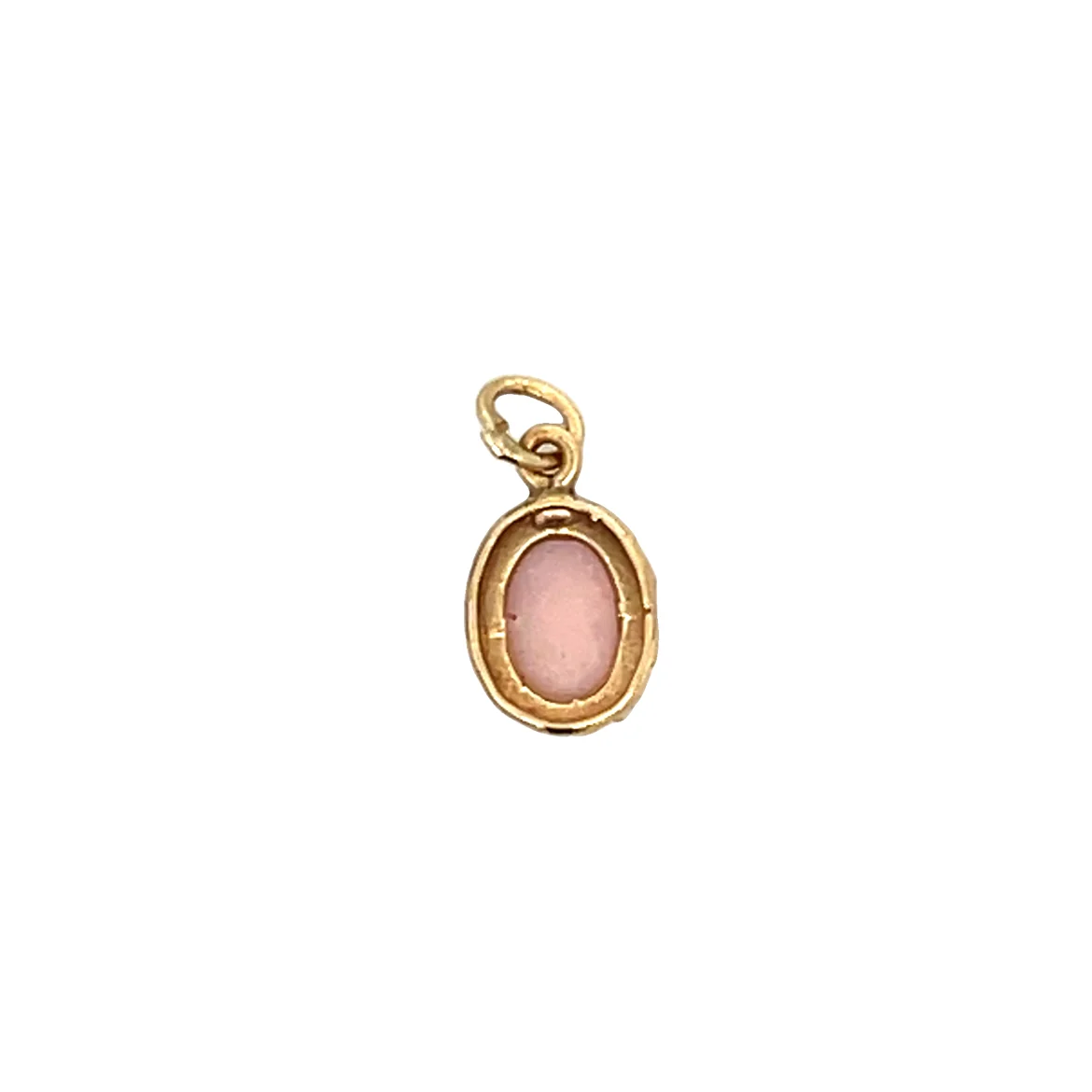 Vintage Mid-Century Shell Cameo 14k Yellow Gold - Image 2