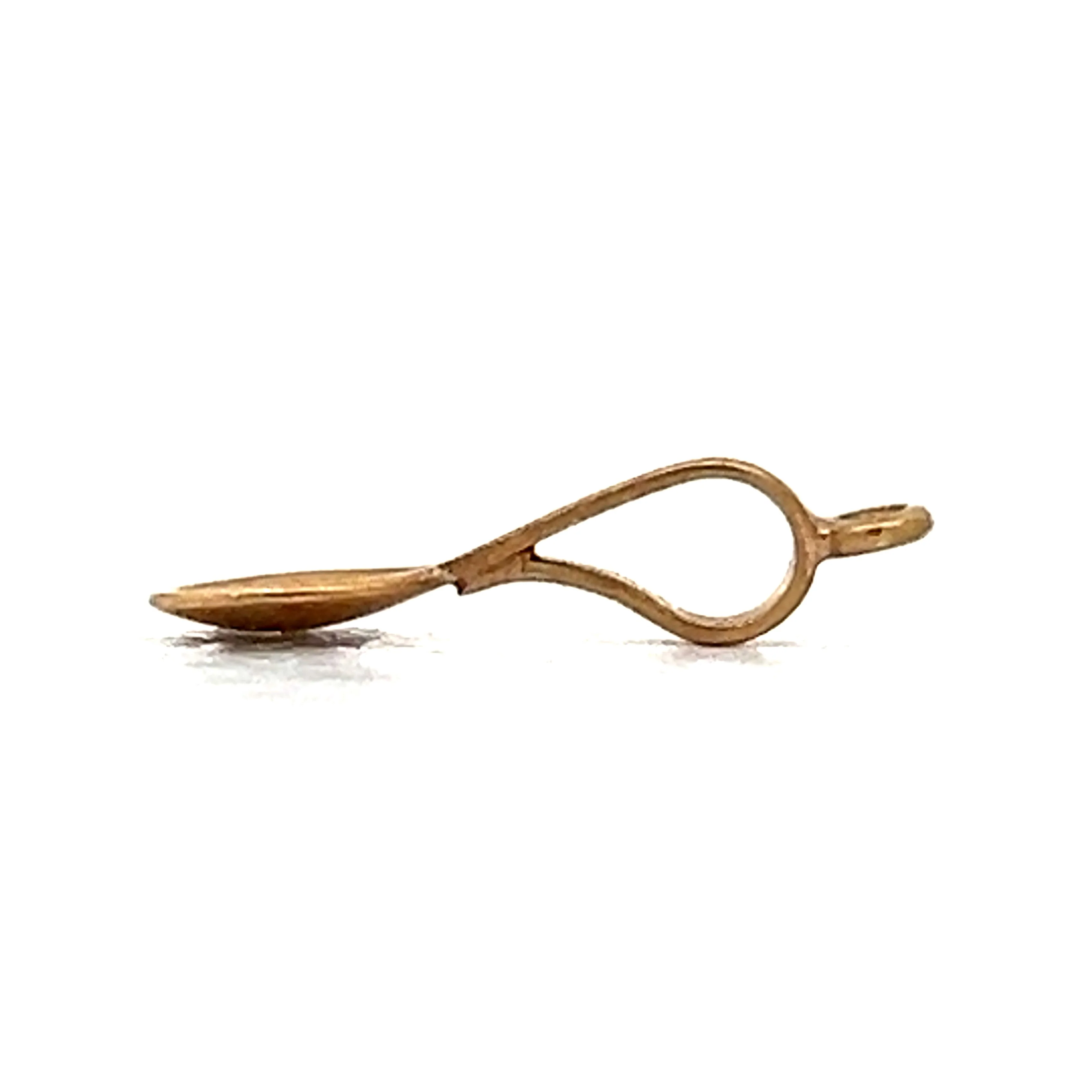 Vintage Mid-Century Spoon Charm in 14k Yellow Gold - Image 3