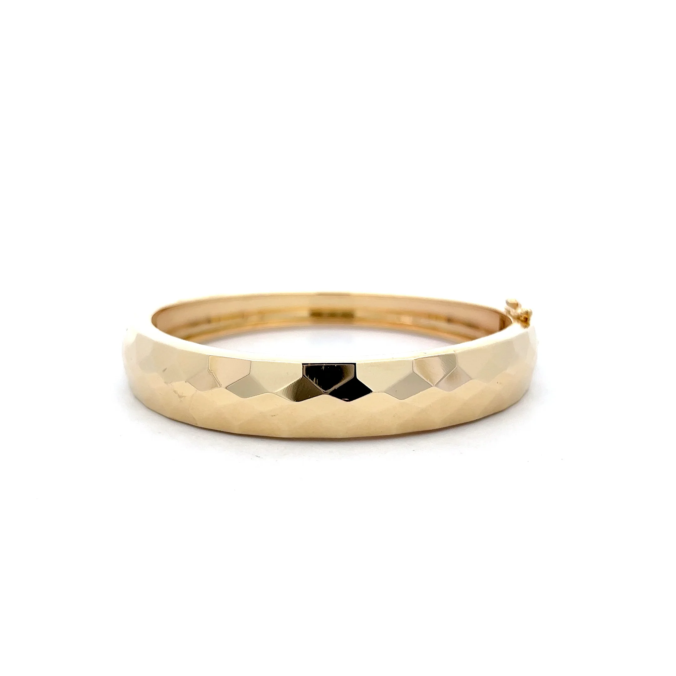 Vintage Mid-Century Textured Bracelet in 14k
