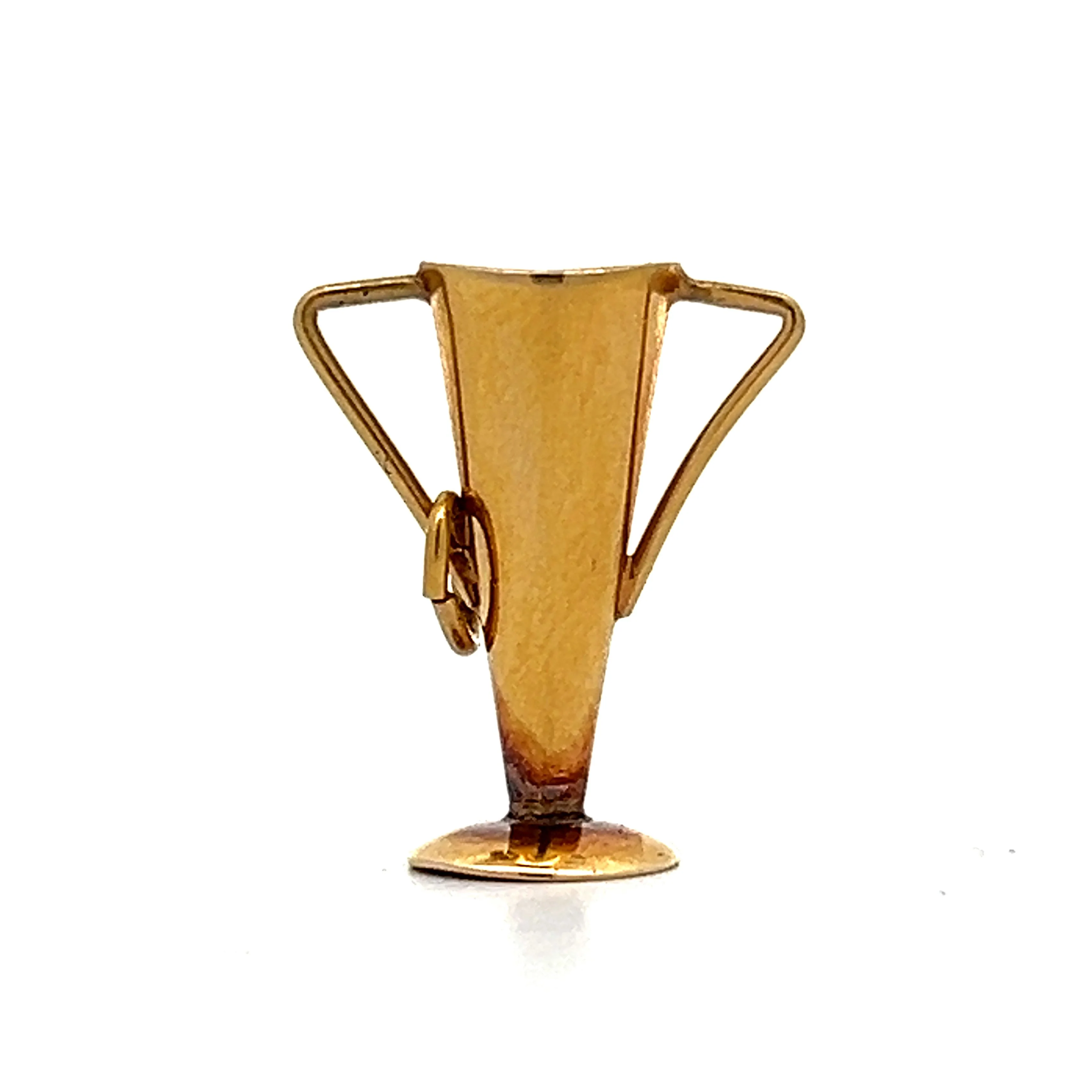 Vintage Mid-Century Trophy Charm in 14k Yellow Gold