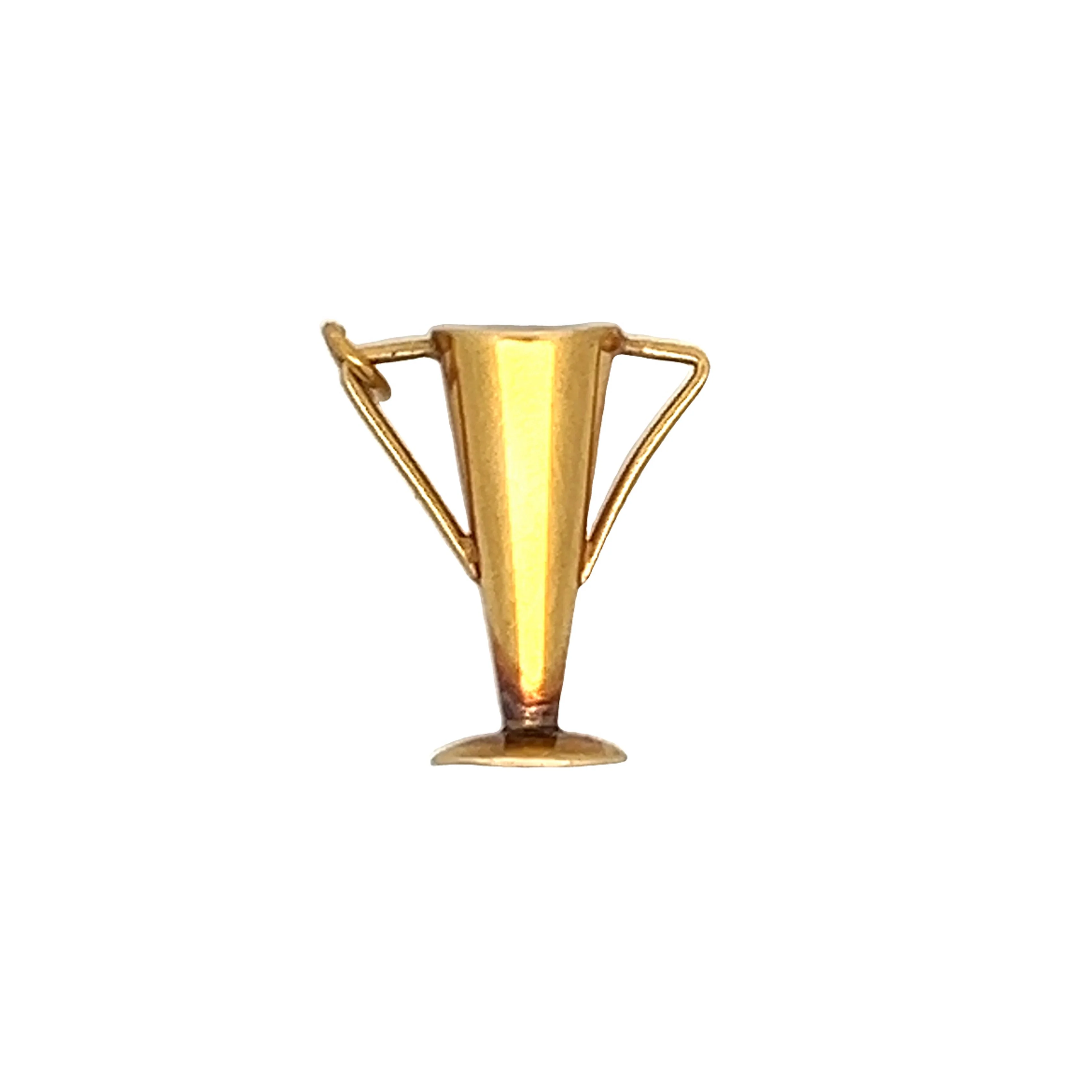Vintage Mid-Century Trophy Charm in 14k Yellow Gold - Image 3
