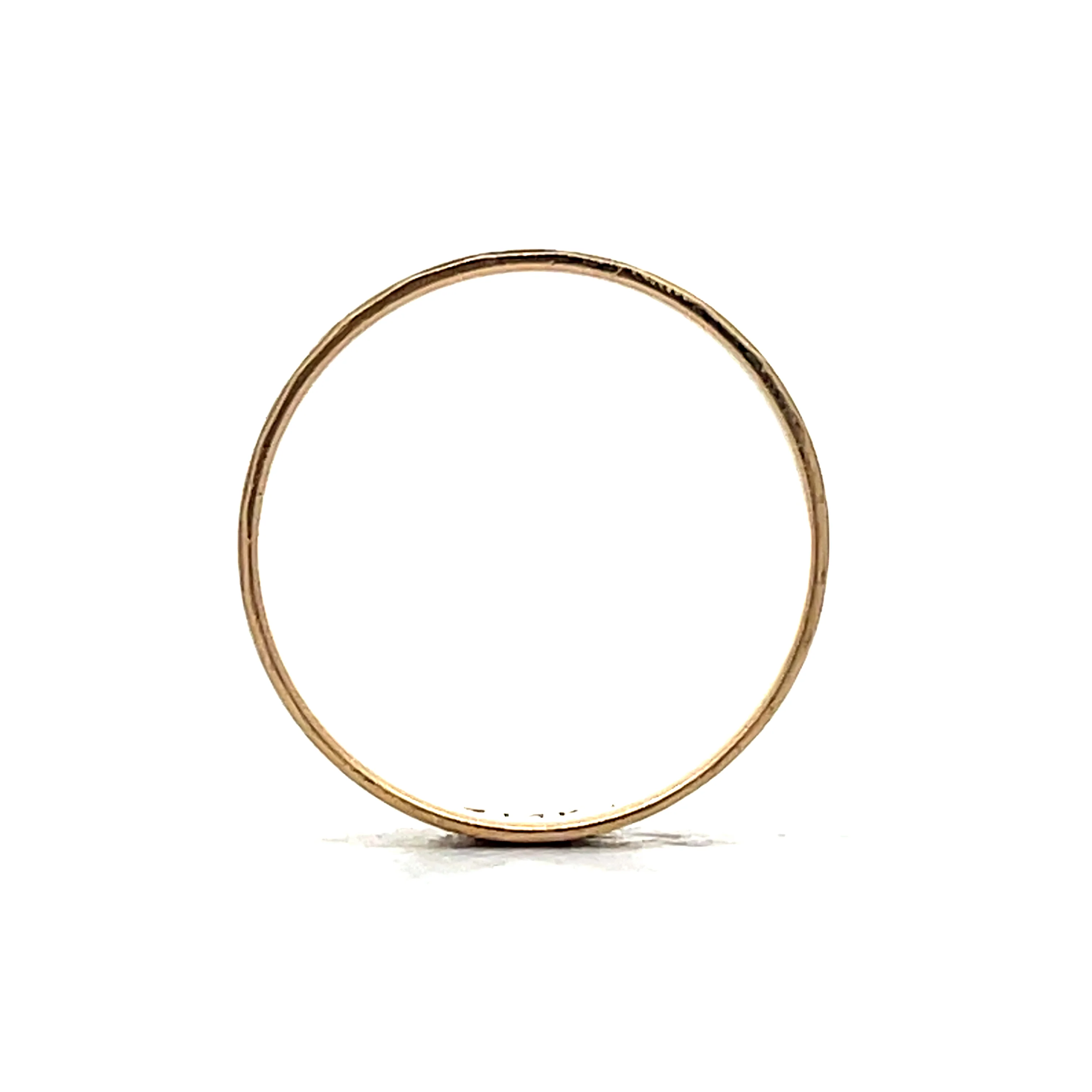 Vintage Mid-Century Two-Tone Wave Band in 14k - Image 4