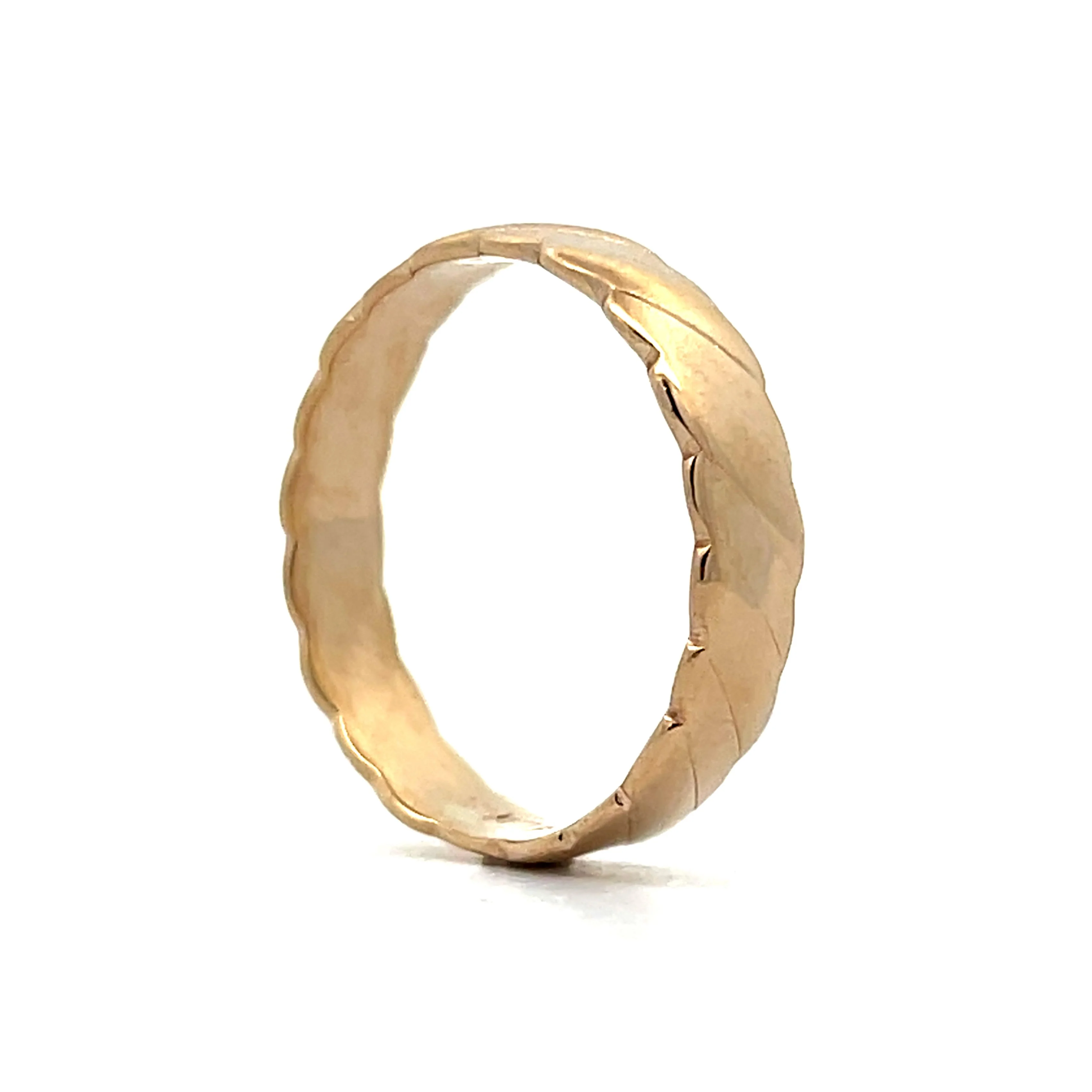 Vintage Mid-Century Wedding Band in 14k Yellow Gold - Image 5