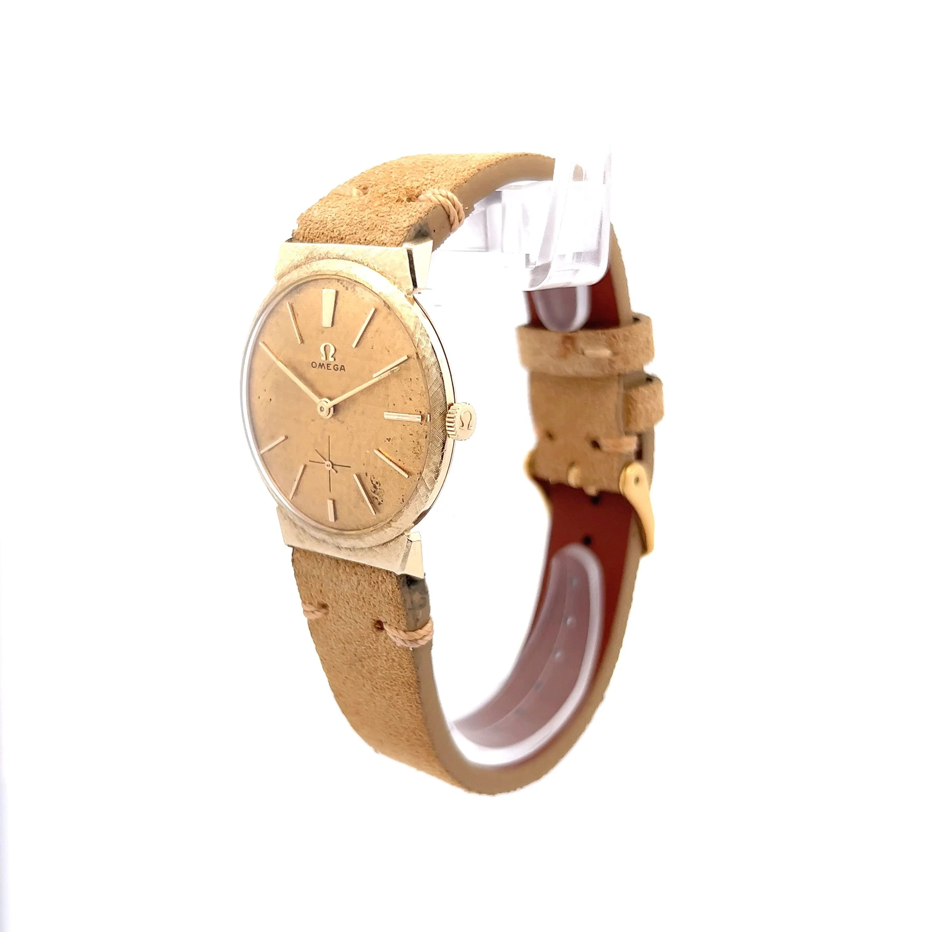 Vintage Omega Florentine 33mm Manual in 14k Yellow Gold - Image 2