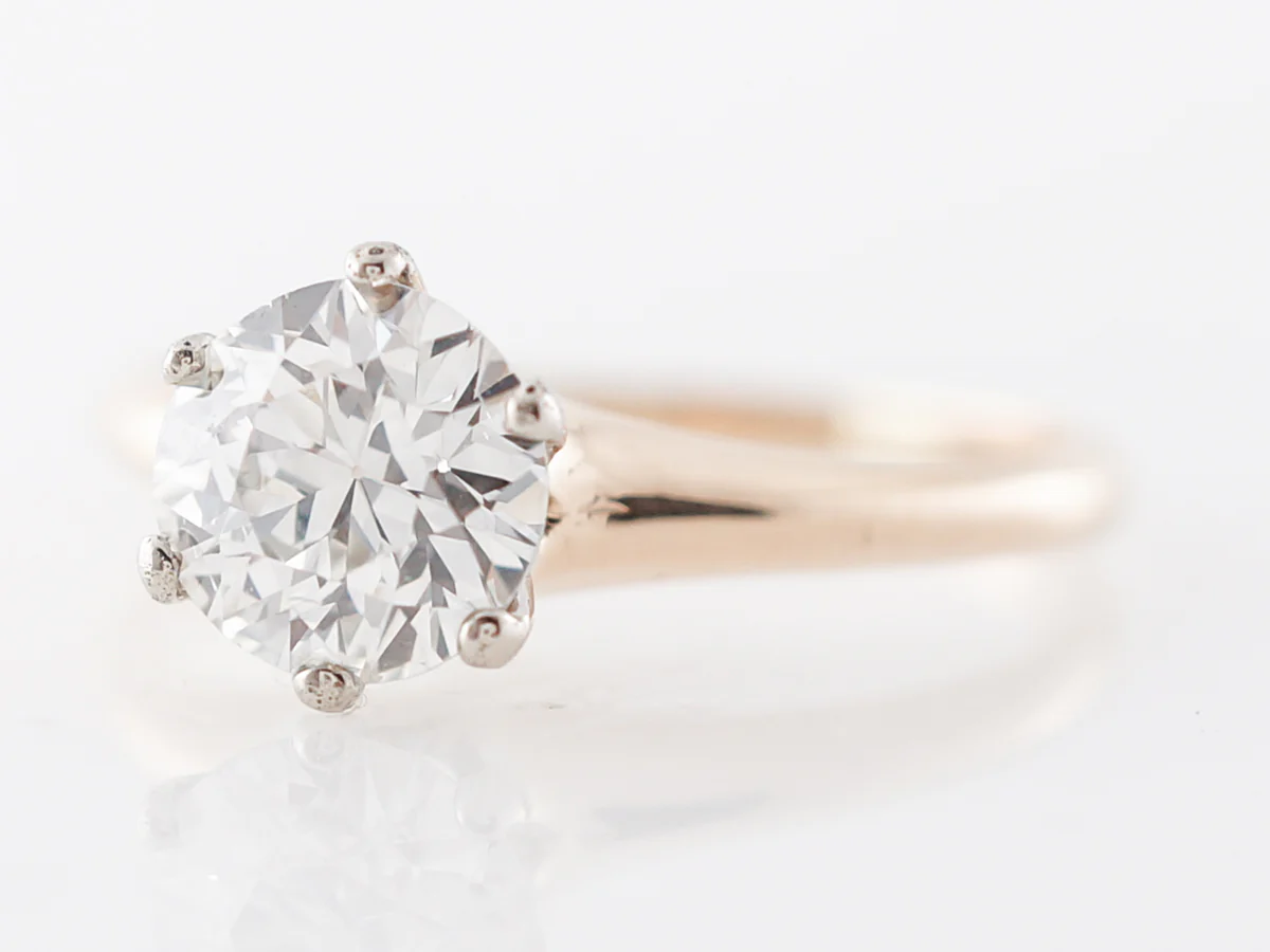 Vintage Ostby & Barton Diamond Engagement Ring - Image 2