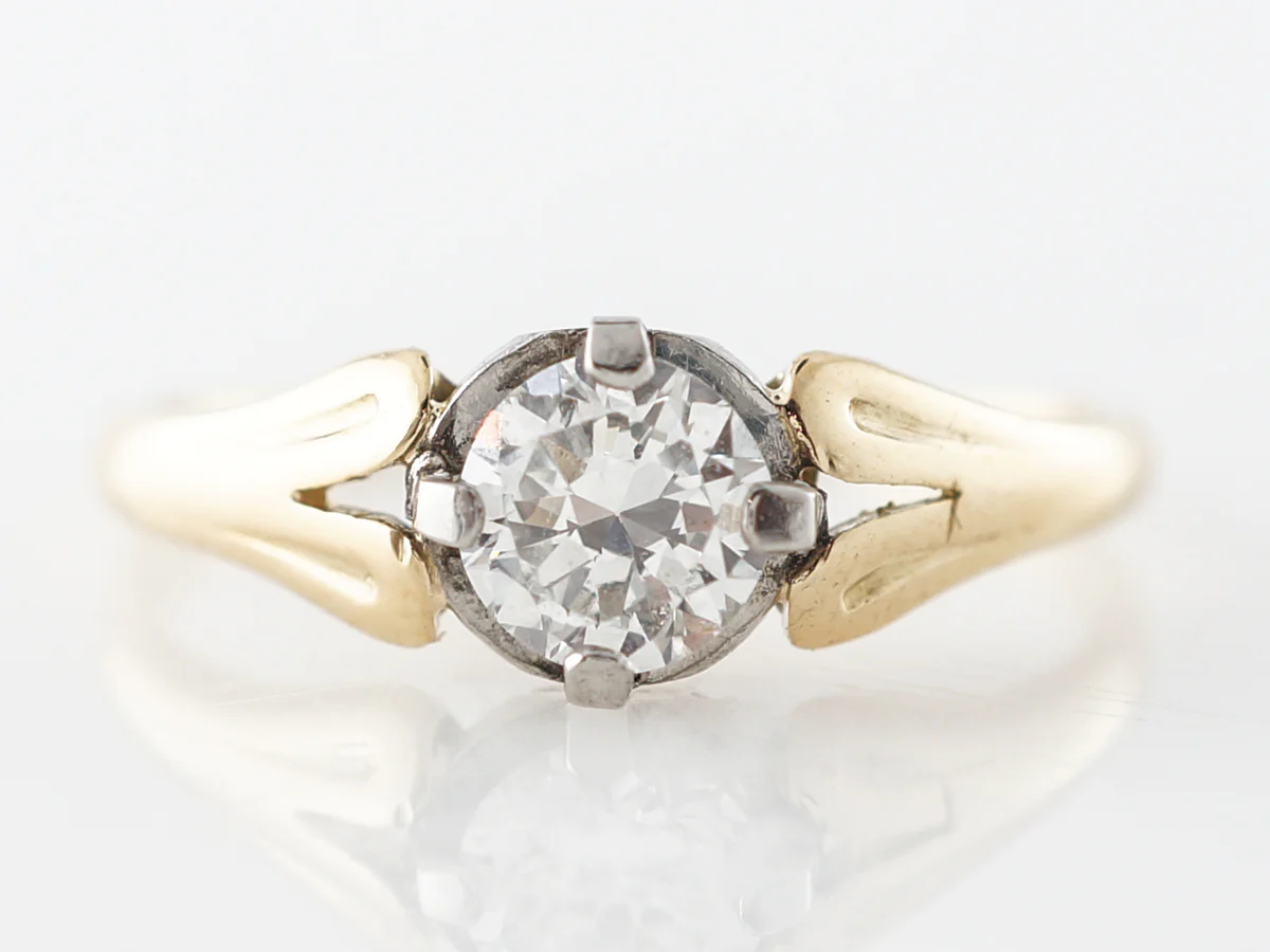 Vintage Retro Tiffany & Co. Diamond Engagement Ring in 14k