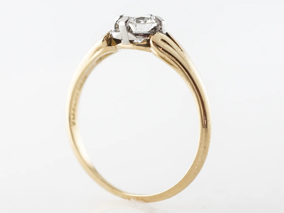 Vintage Retro Tiffany & Co. Diamond Engagement Ring in 14k - Image 3