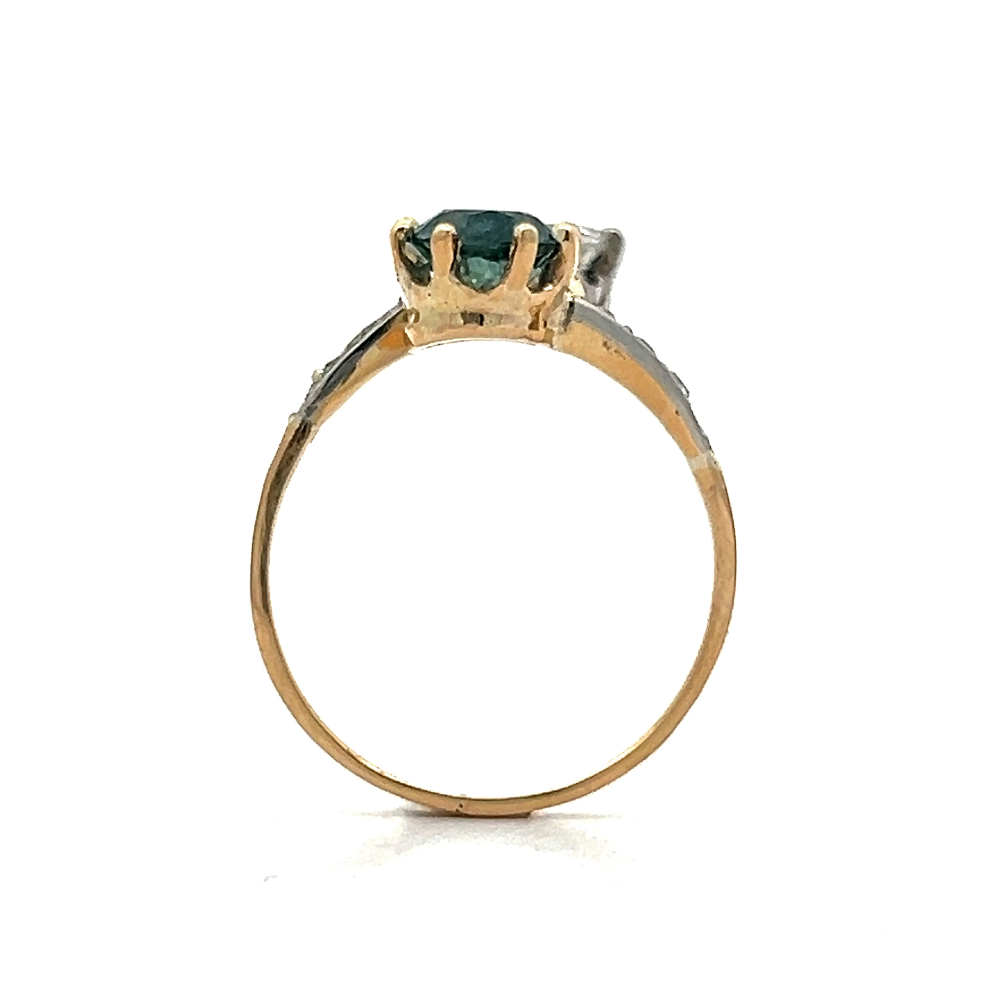 Vintage Victorian Toi Et Moi Engagement Ring in 18k Gold - Image 4