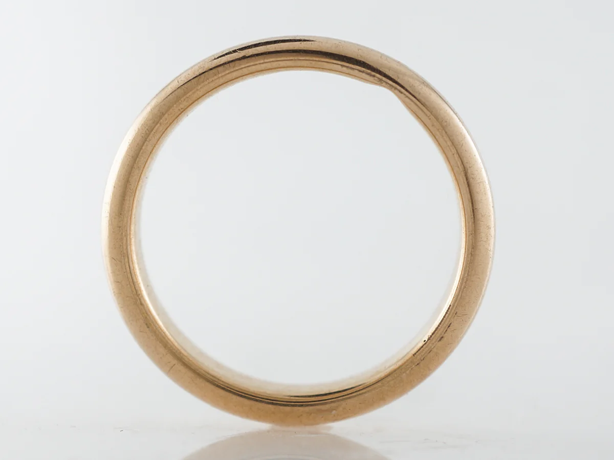 Vintage Victorian Wedding Band in 18k Yellow Gold - Image 2