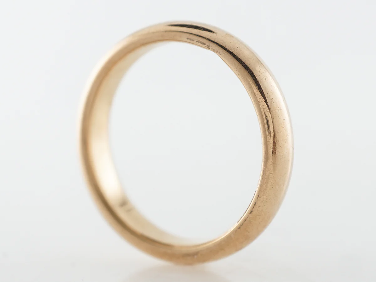 Vintage Victorian Wedding Band in 18k Yellow Gold - Image 3