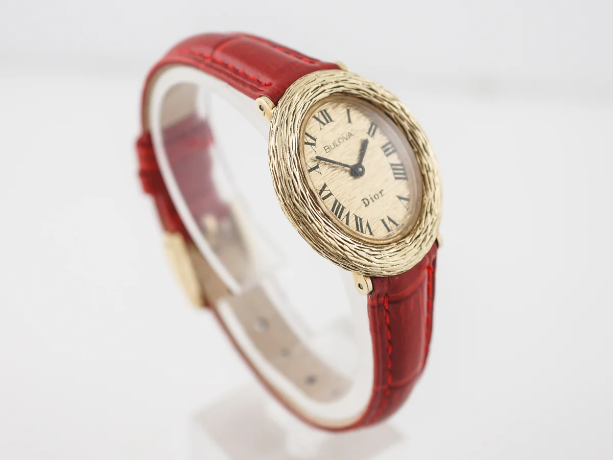 Vintage Watch Mid-Century Ladies Dior in 14k Yellow Gold - Image 3