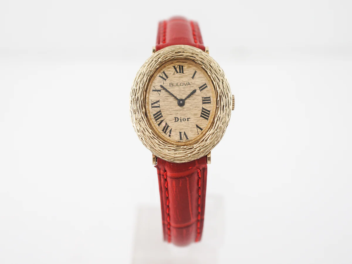 Vintage Watch Mid-Century Ladies Dior in 14k Yellow Gold - Image 5