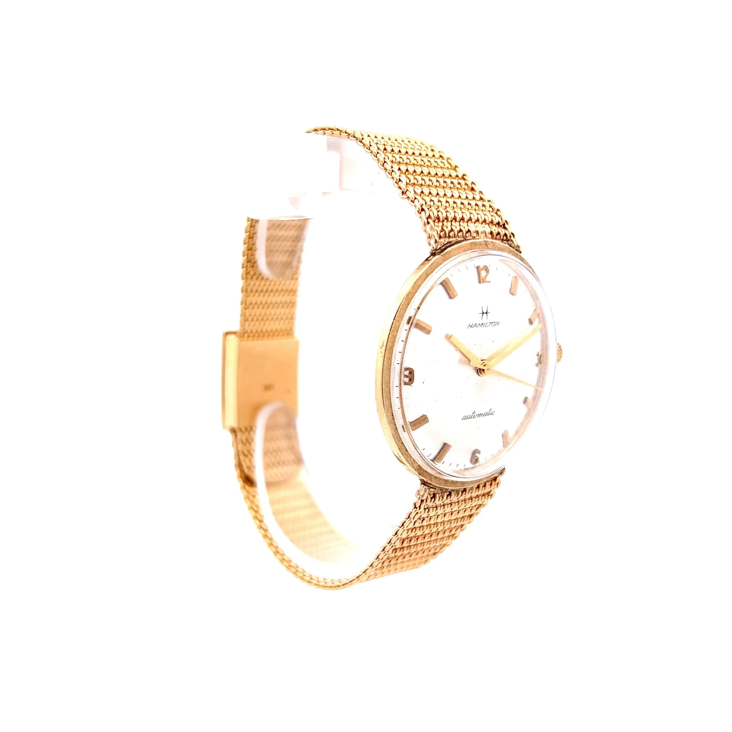 Vintage Watch Mid-Century Hamilton 1960's in 14k Yellow Gold - Image 3