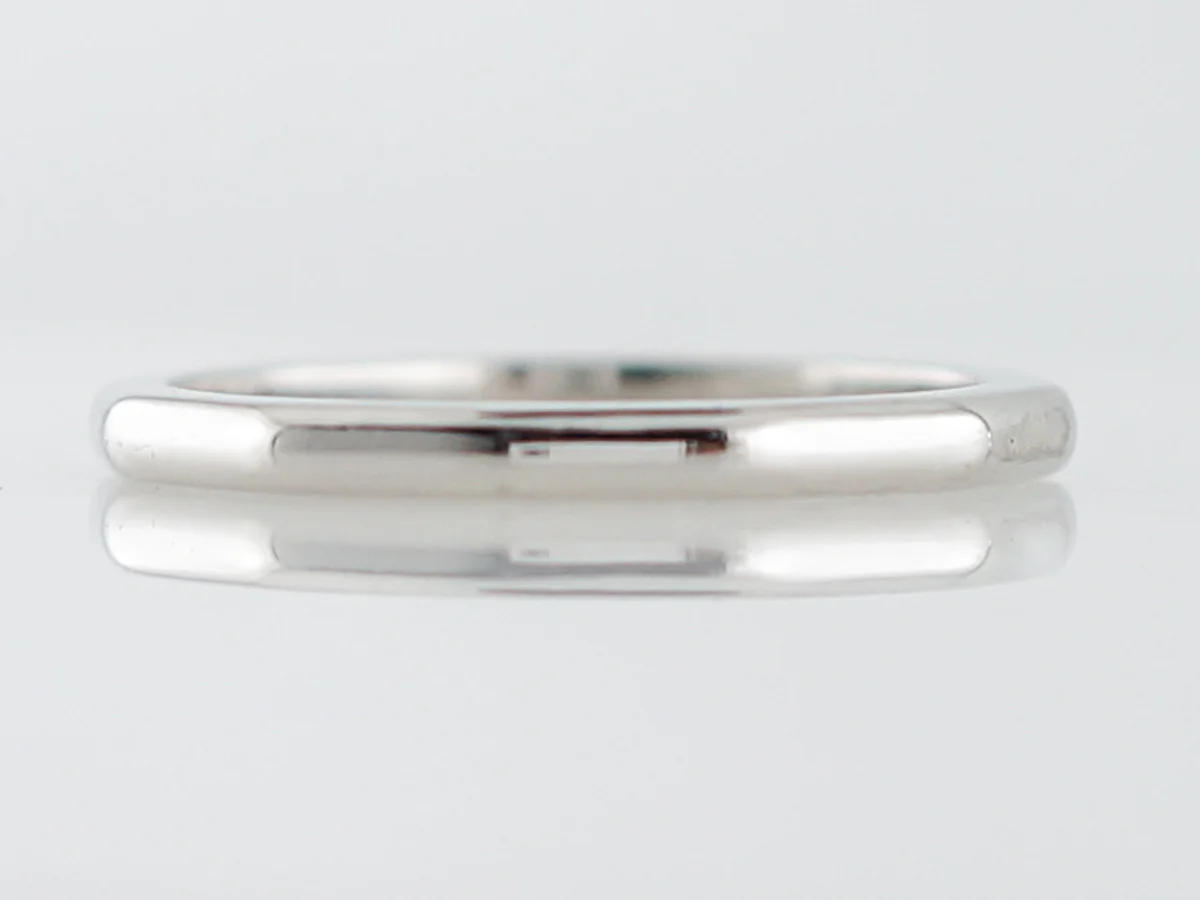 Vintage Wedding Band Mid-Century Tiffany & Co in Platinum