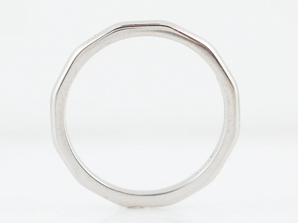 Vintage Wedding Band Mid-Century Tiffany & Co in Platinum - Image 2
