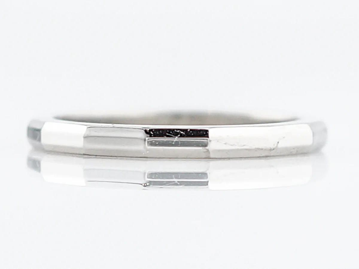 Wedding Band Modern Tiffany & Co. Geometric in Platinum
