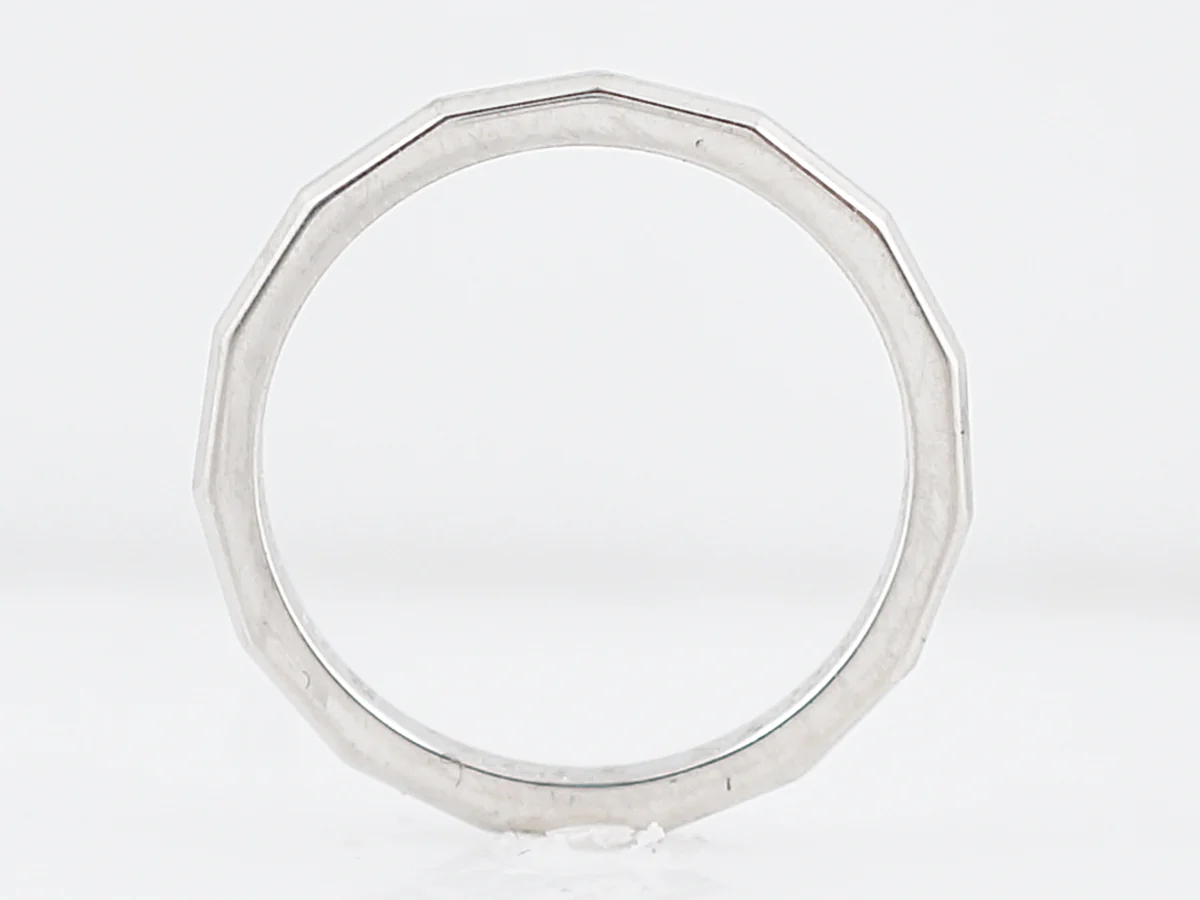 Wedding Band Modern Tiffany & Co. Geometric in Platinum - Image 2