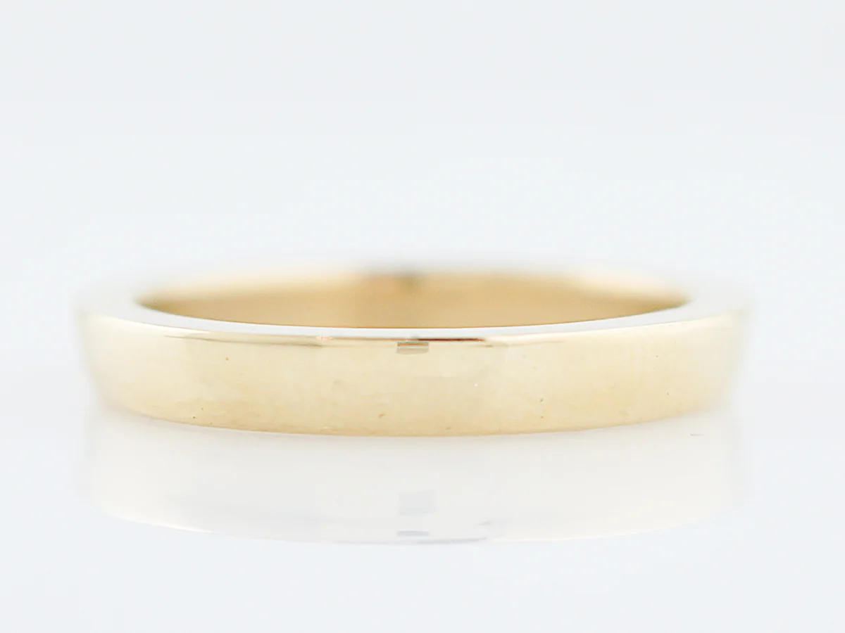 Wedding Band Modern in 18k Yellow Gold