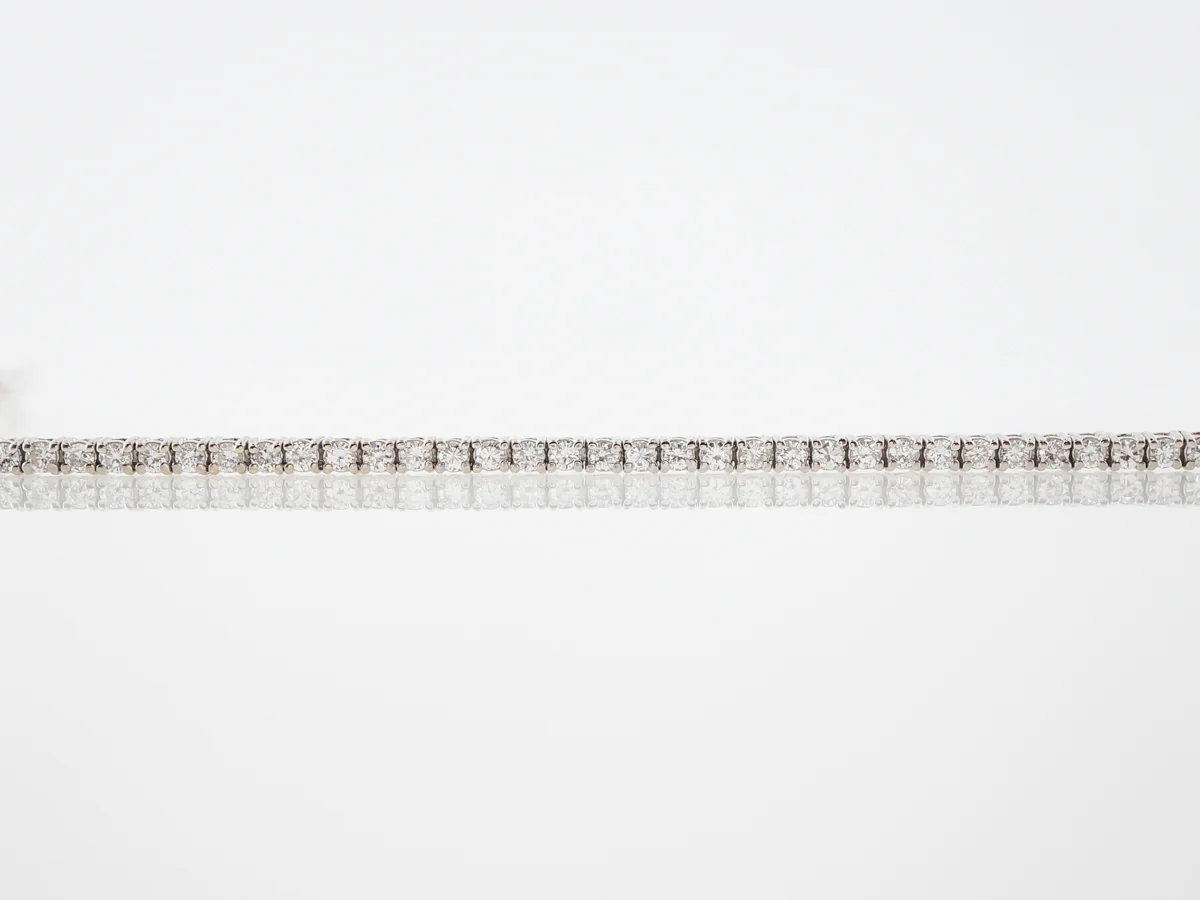 White Gold Diamond Tennis Bracelet 1.73 Carats - Image 3