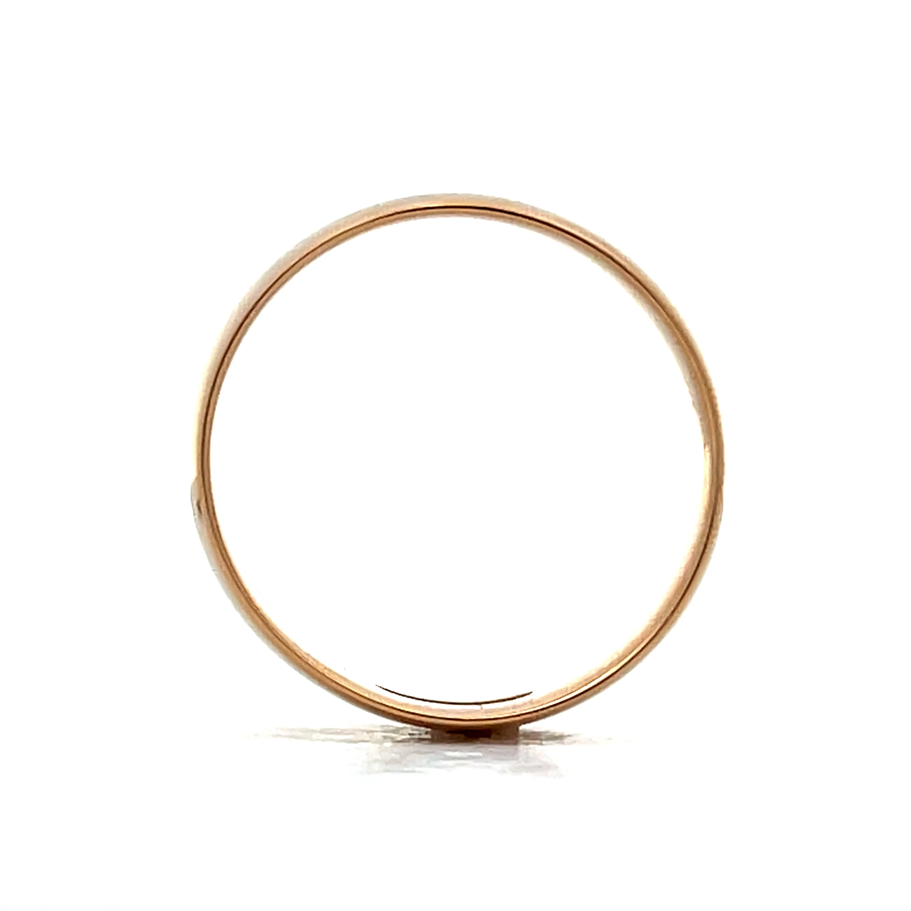 Wide Antique Victorian Wedding Band in 18k Yellow Gold - Image 4