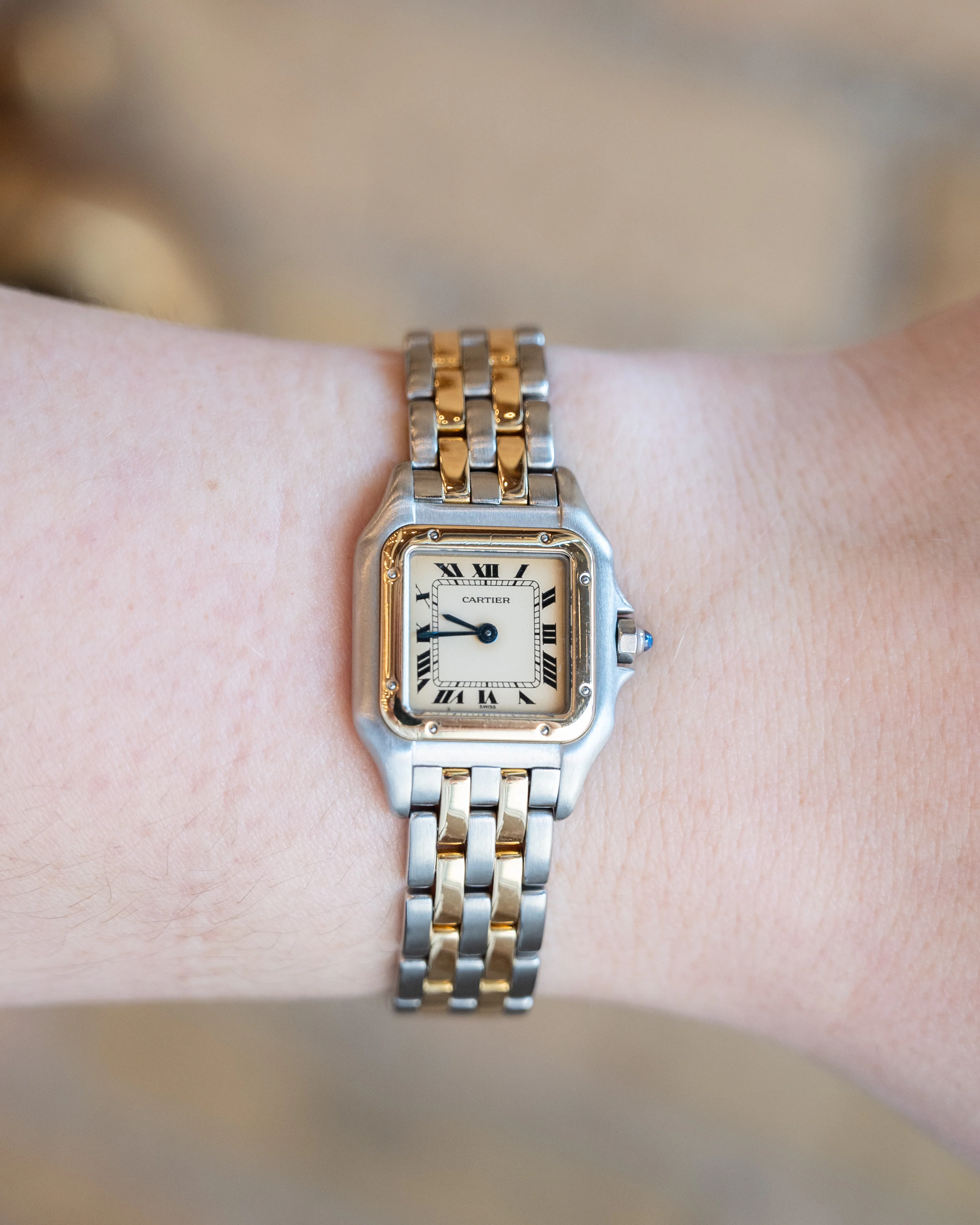 Women's Cartier Panthere 22mm Watch 18k Two-Tone 166921 - Image 6