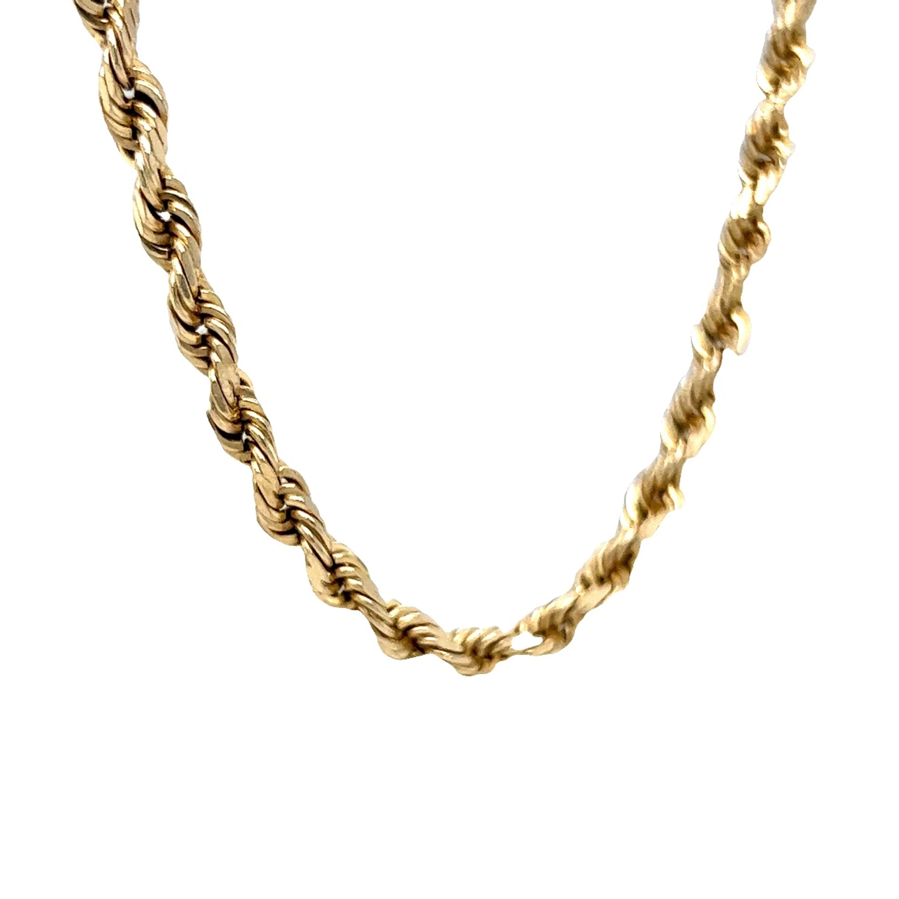 24 Inch Chain Necklace in 10k Yellow Gold - Image 3