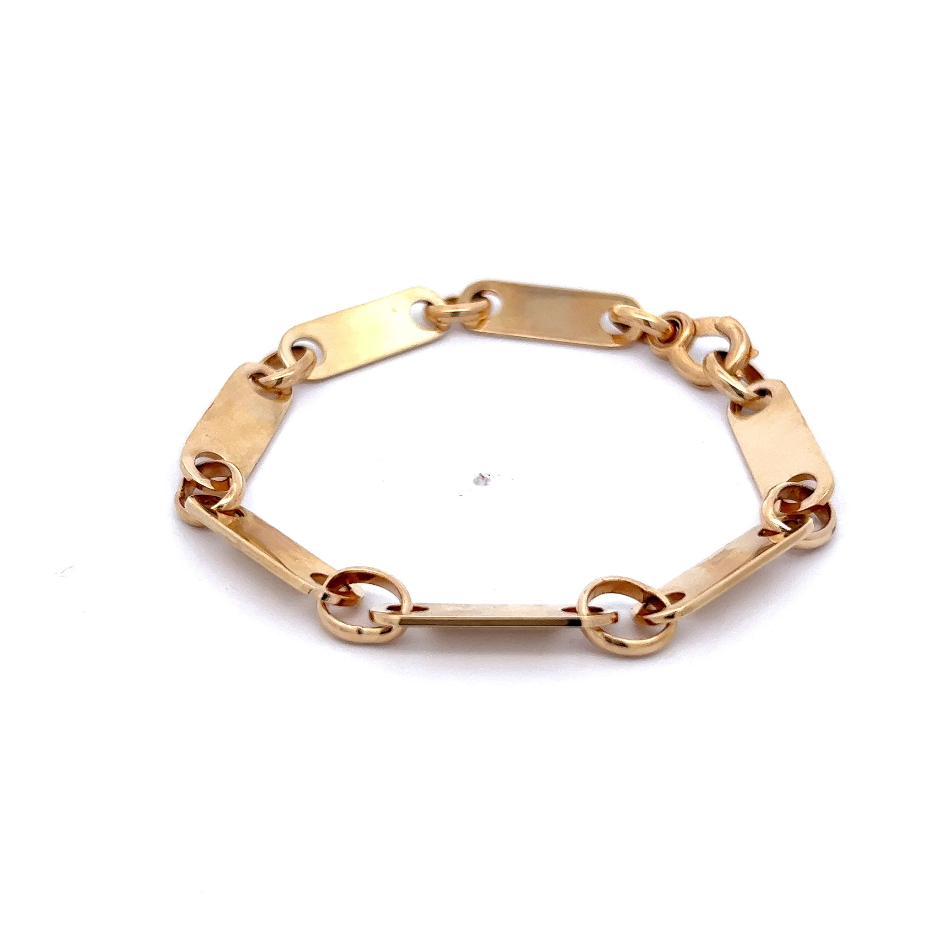 Mariner Link Chain Bracelet in 14k Yellow Gold - Image 2