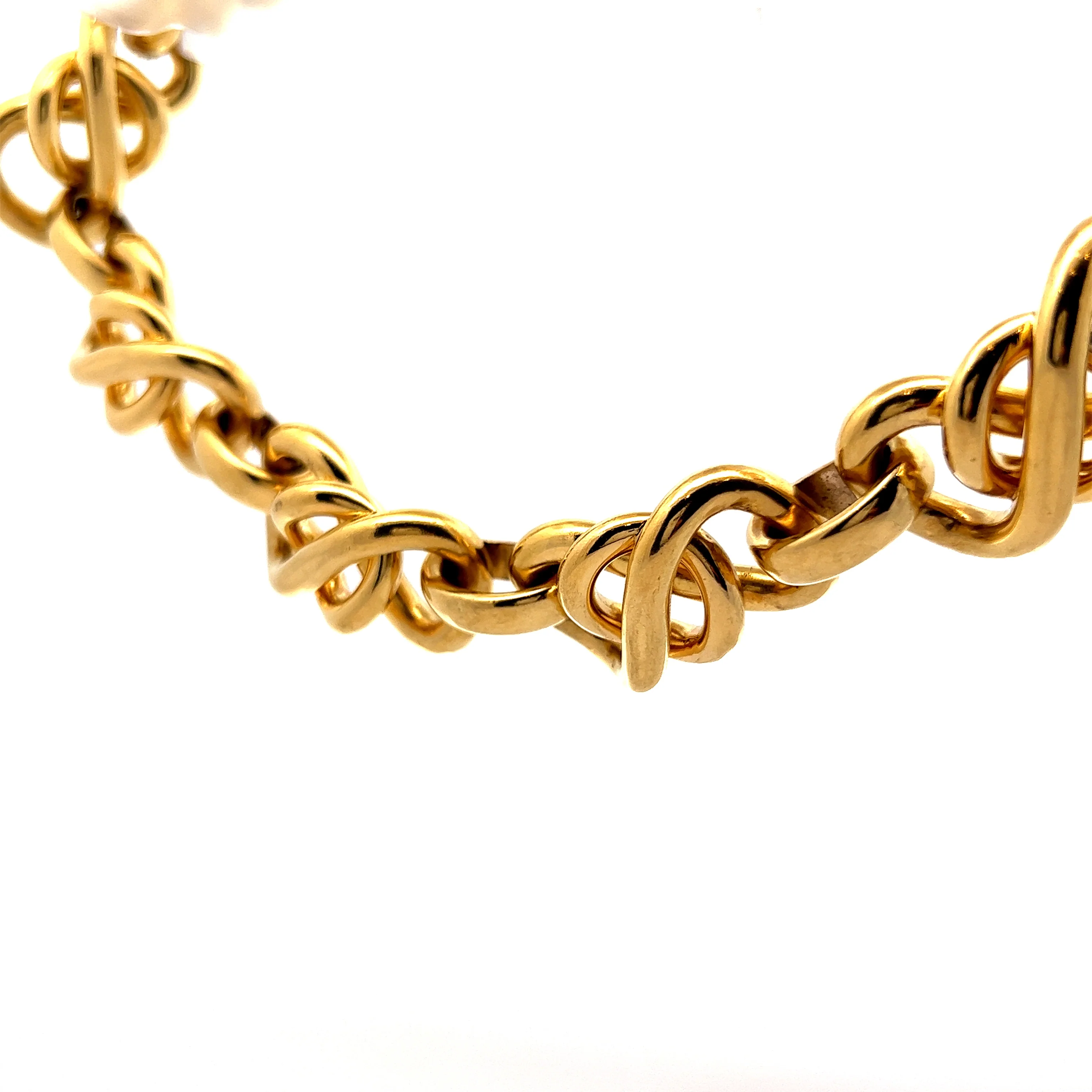 Nicolis Cola Link Necklace in 18k Yellow Gold - Image 2