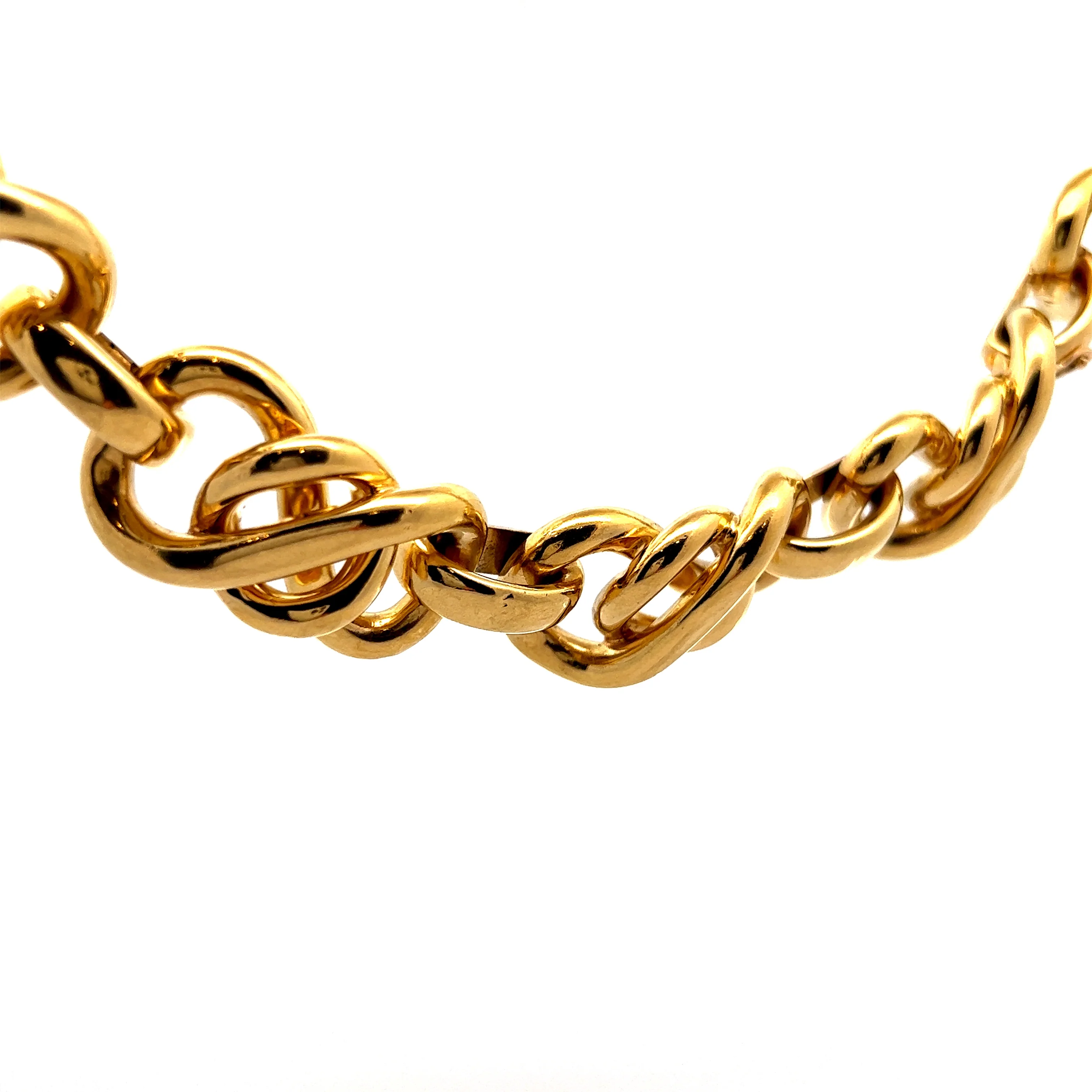 Nicolis Cola Link Necklace in 18k Yellow Gold - Image 3