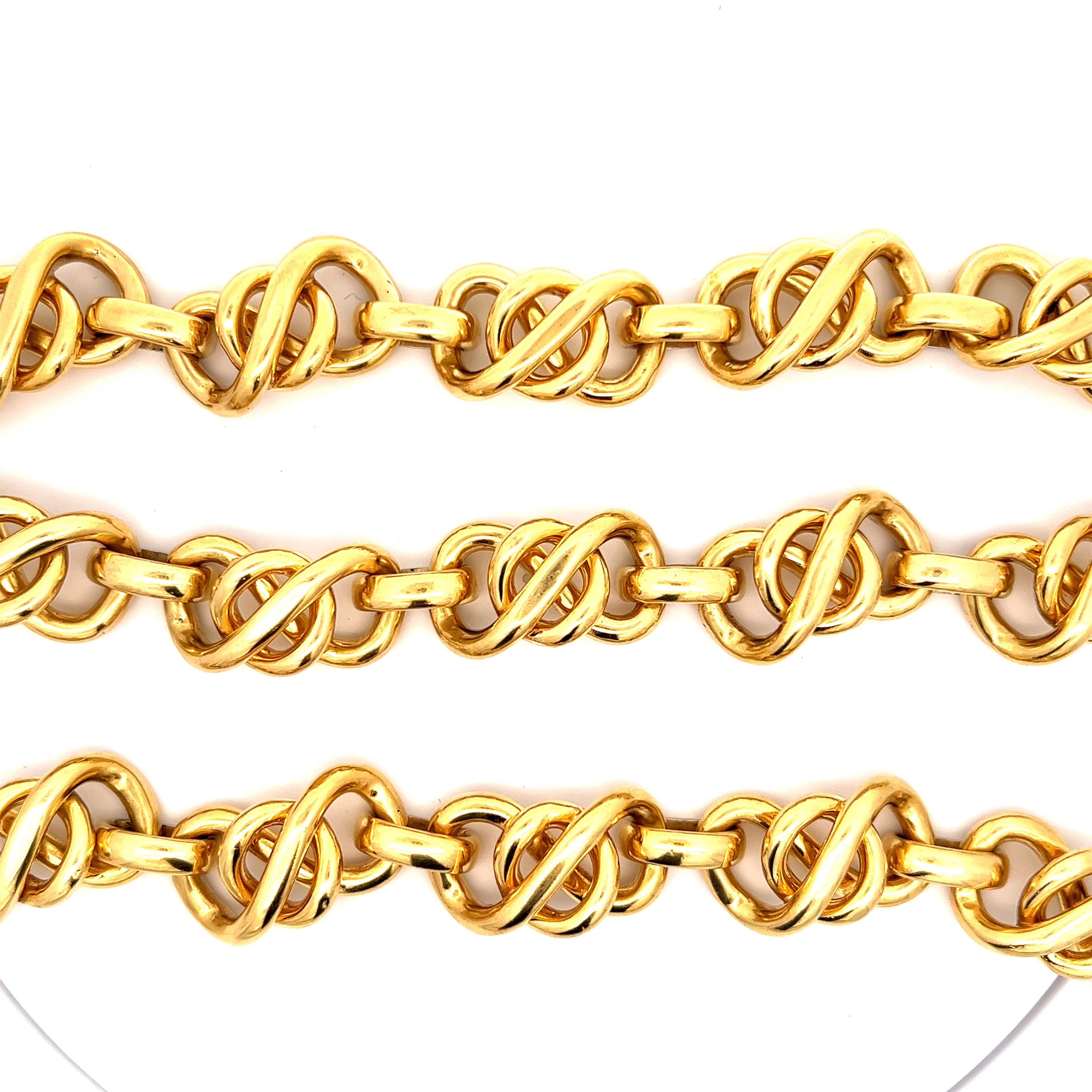 Nicolis Cola Link Necklace in 18k Yellow Gold - Image 4