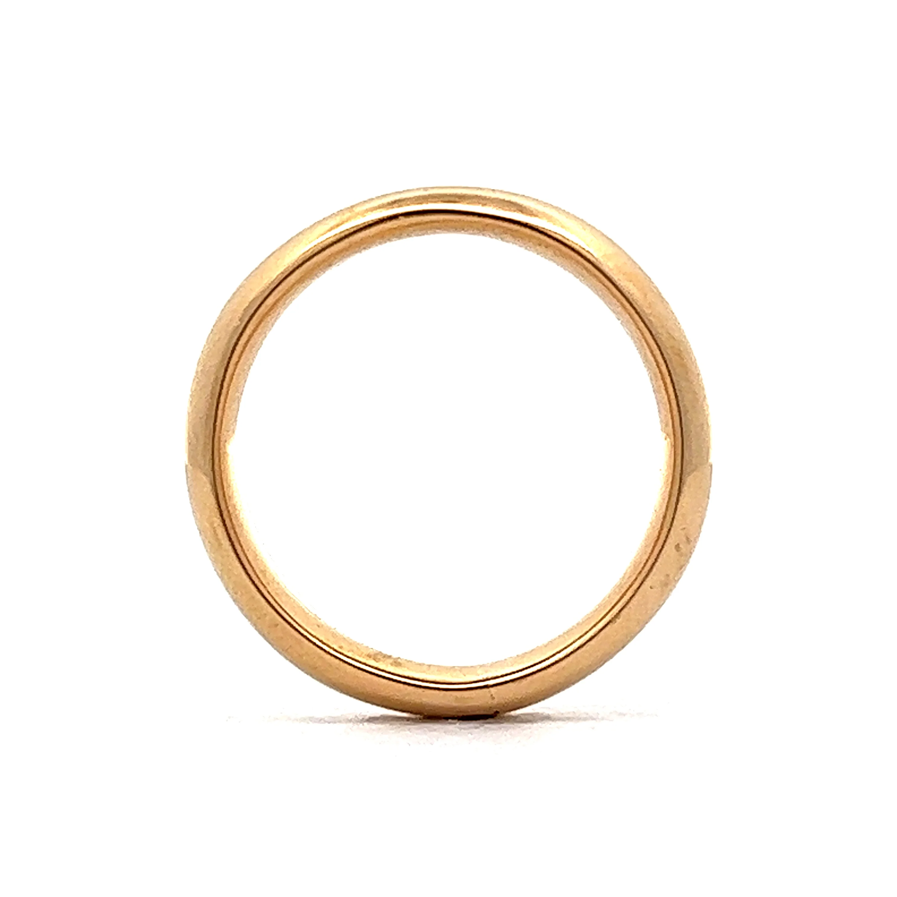 Men's 4mm Comfort Fit Wedding Band in 18k Yellow Gold - Image 4