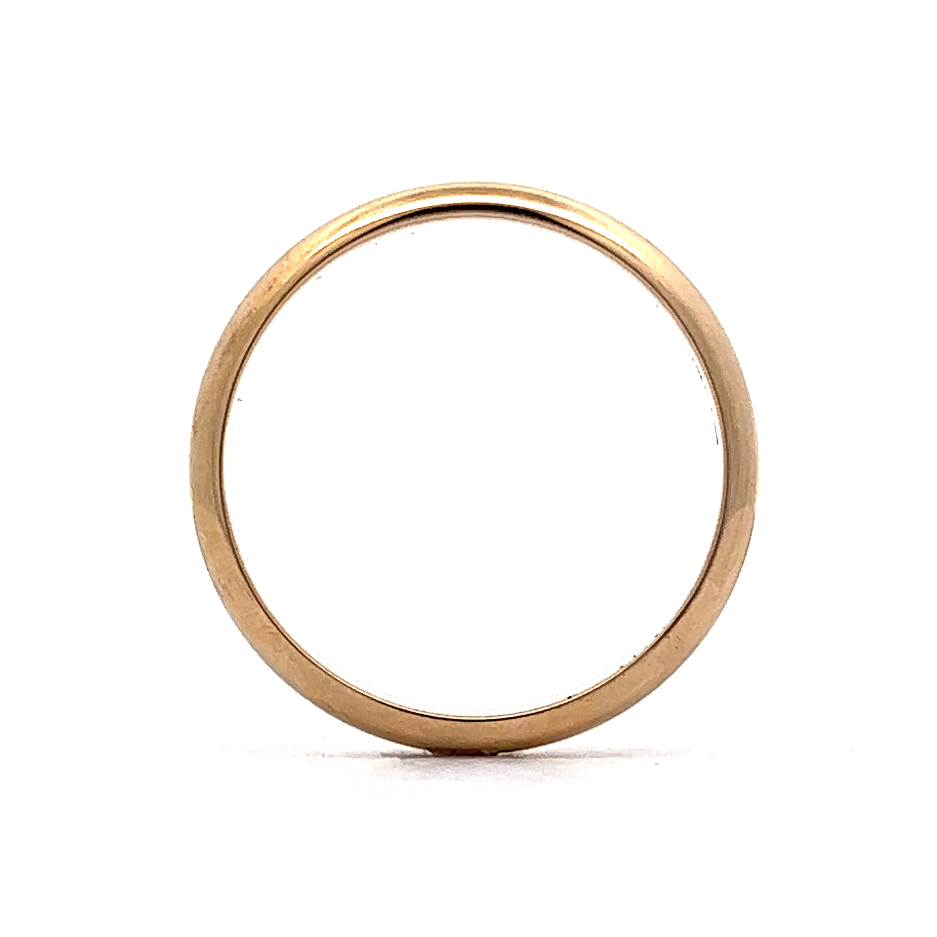 Men's 4mm Comfort Fit Wedding Band in 14k Yellow Gold - Image 4