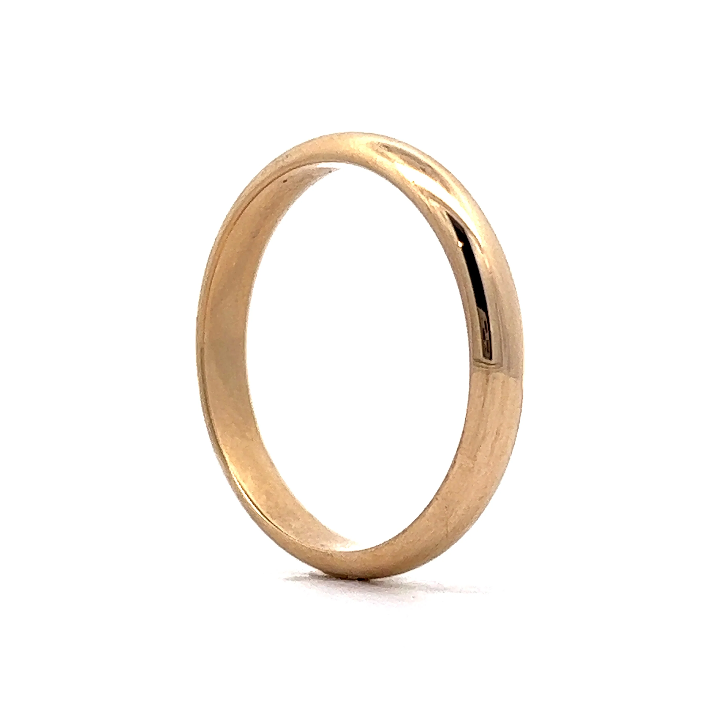 Men's 4mm Comfort Fit Wedding Band in 14k Yellow Gold - Image 5