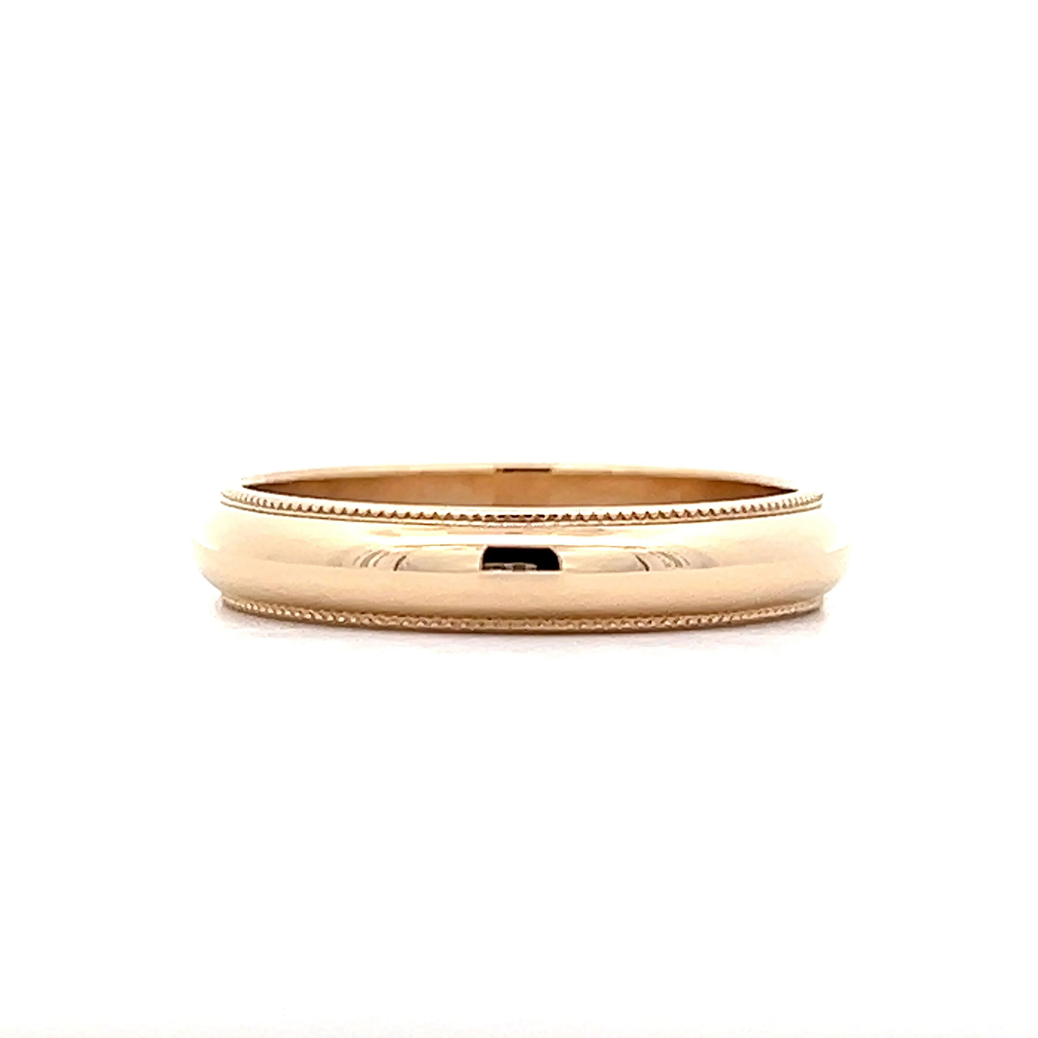 Vintage Men's 5mm Wedding Band in 14k Yellow Gold - Image 2
