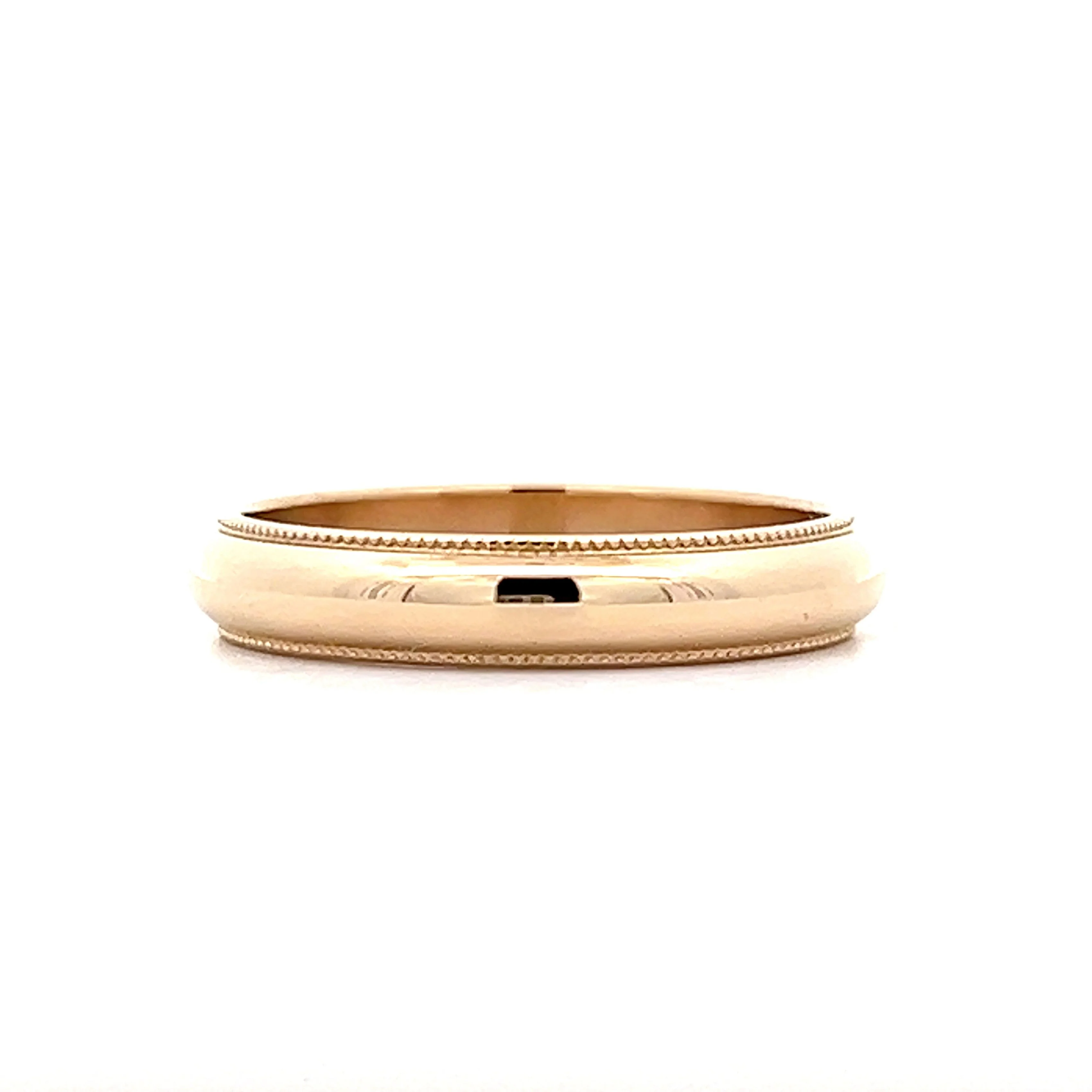 Vintage Men's 5mm Wedding Band in 14k Yellow Gold - Image 3