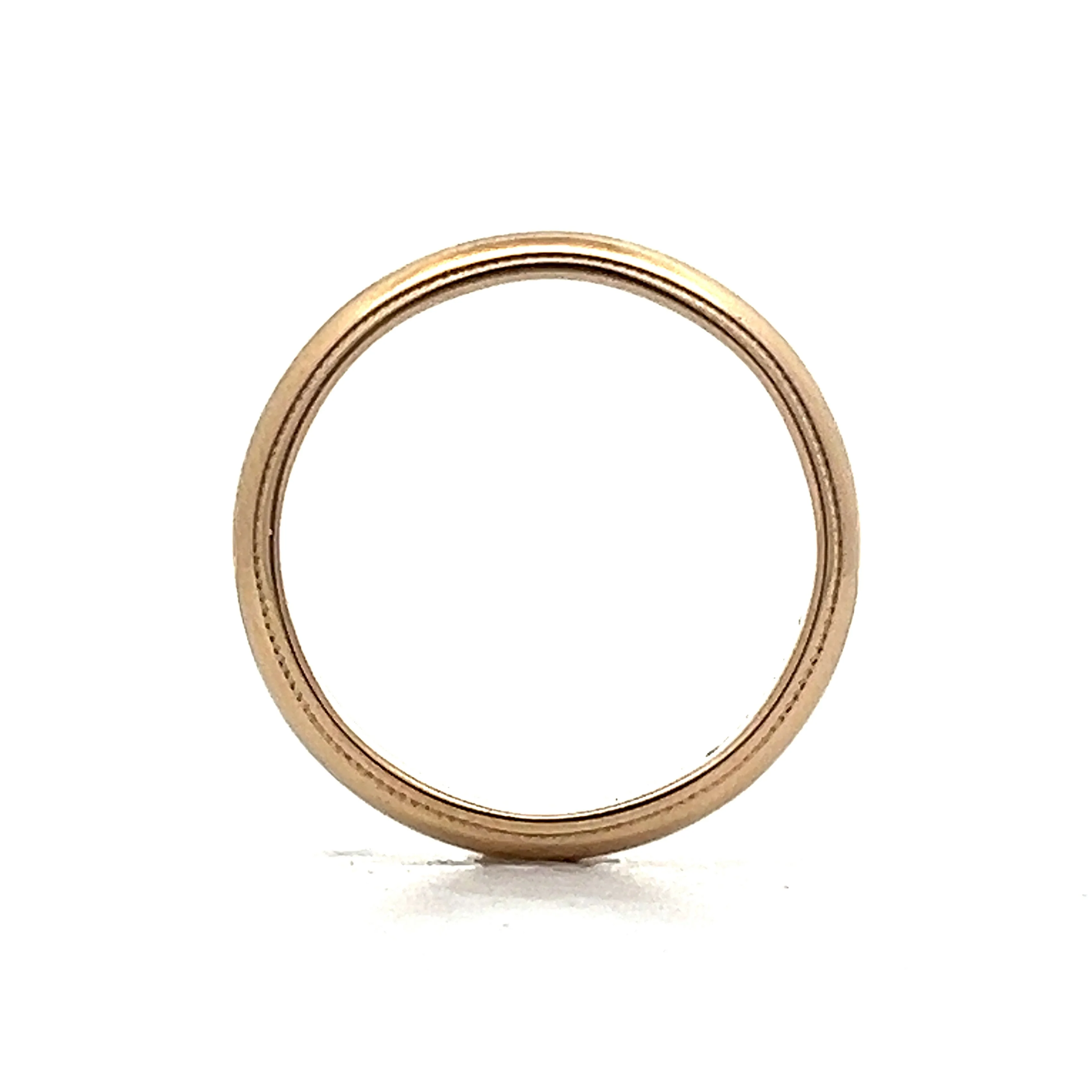 Vintage Men's 5mm Wedding Band in 14k Yellow Gold - Image 4